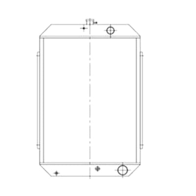 Water Tank Radiator for Hyundai Excavator R220-5 R170W