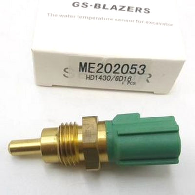 Water Temperature Sensor ME202053 for Kato HD1430 Excavator Mitsubishi 6D16 Engine