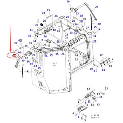 Wiper Assy 17A-Z11-2530 for Komatsu Bulldozer D155A-6 D155AX-5 D155AX-6 D65EX-15 D65EX-15 D65EX-15 D65PX-15 D65PX-15E0 Original