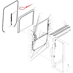 Wiper Blade PY02C01105P1 for CASE CX55B CX55BMSR Crawler Excavator